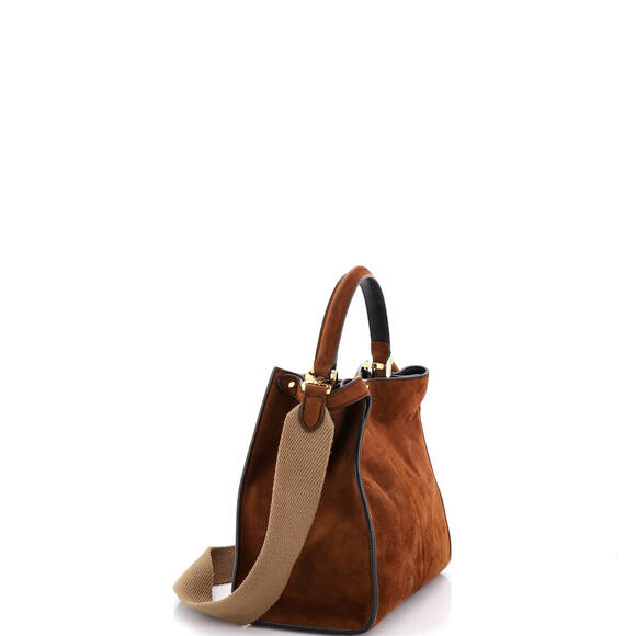 Fendi Medium Peekaboo X-Lite Bag Suede - Picture 2 of 7